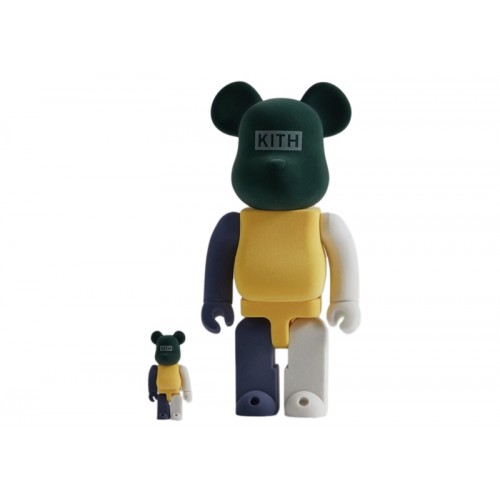 Оригинальный набор фигурок Bearbrick x Kith Beam (Tokyo Exclusive) 100% & 400% Set - 7см и 28см