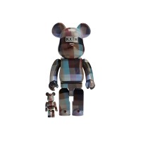 Набор фигурок (7см и 28см) Bearbrick x Kith Palette 10-Year Anniversary 100% & 400% Set Multi