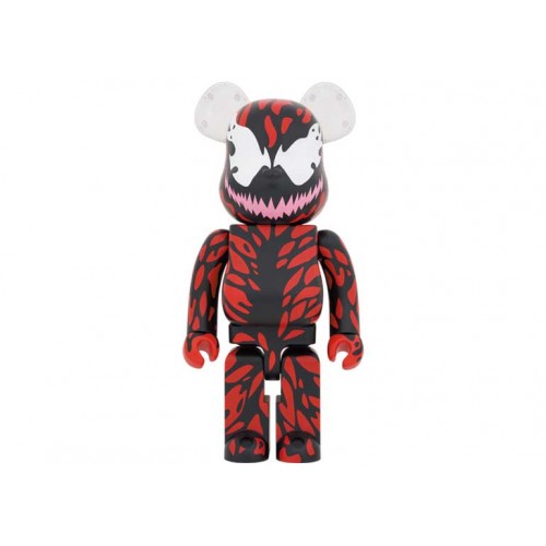 Оригинальная большая фигурка Bearbrick x Marvel Carnage 1000% - 70см