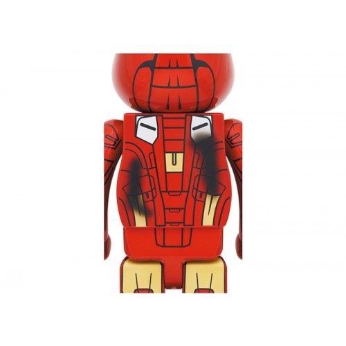 Оригинальная большая фигурка Bearbrick x Marvel Iron Man 3 (Iron Man Mark VII Damage Ver.) 1000% - 70см