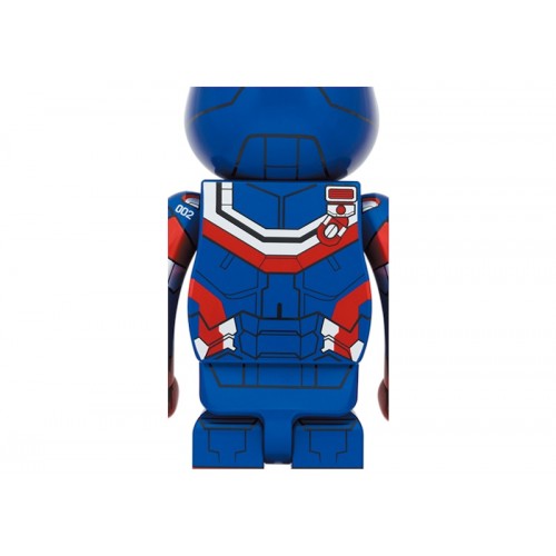 Оригинальная большая фигурка Bearbrick x Marvel Iron Man 3 (Iron Patriot) 1000% - 70см