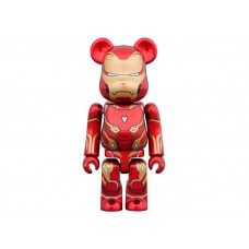 Набор фигурок (7см и 28см) Bearbrick x Marvel Iron Man Mark 50 100% & 400% Set