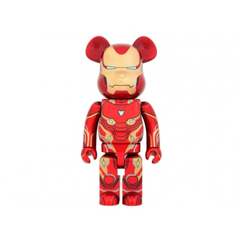 Оригинальная большая фигурка Bearbrick x Marvel Iron Man Mark 50 1000% - 70см