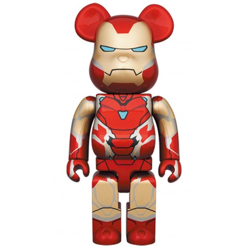 Оригинальная большая фигурка Bearbrick x Marvel Iron Man Mark 85 1000% - 70см