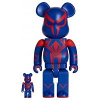 Набор фигурок (7см и 28см) Bearbrick x Marvel Spider-Man 2099 100% & 400% Set