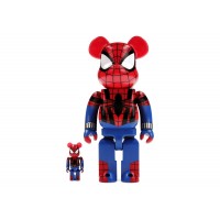 Набор фигурок (7см и 28см) Bearbrick x Marvel Spider-Man (Ben Reilly) 100% & 400% Set