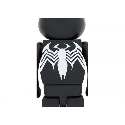 Оригинальная большая фигурка Bearbrick x Marvel Spider-Man Black Costume 1000% - 70см