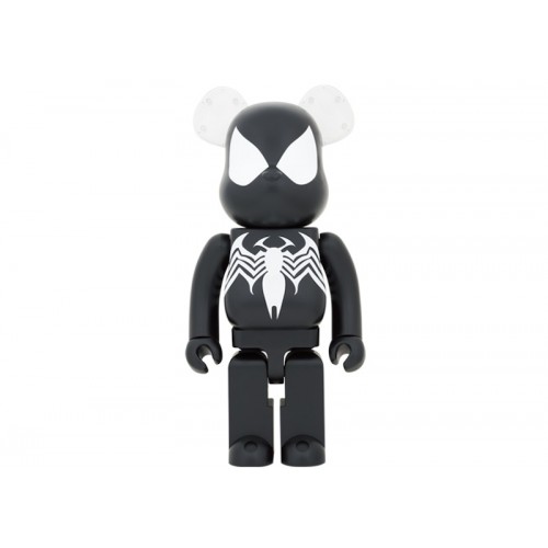 Оригинальная большая фигурка Bearbrick x Marvel Spider-Man Black Costume 1000% - 70см