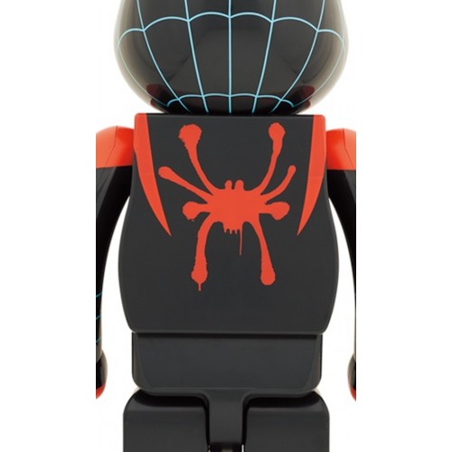 Оригинальная большая фигурка Bearbrick x Marvel Spider-Man: Into the Spider-Verse Miles Morales 1000% - 70см