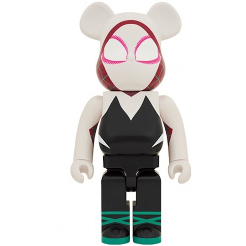 Оригинальная большая фигурка Bearbrick x Marvel Spider-Man: Into the Spider-Verse Spider-Gwen 1000% - 70см