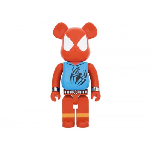 Оригинальная большая фигурка Bearbrick x Marvel Spider-Man Scarlet Spider 1000% - 70см