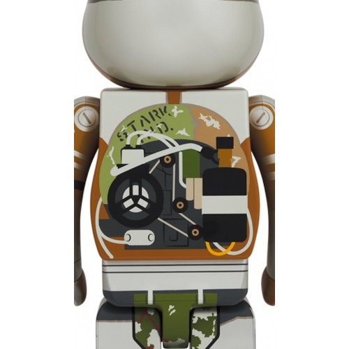 Оригинальная большая фигурка Bearbrick x Marvel The Infinity Saga Iron Man Mark I 1000% - 70см