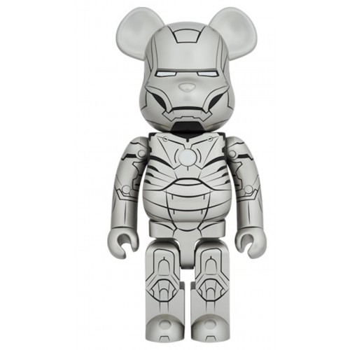 Оригинальная большая фигурка Bearbrick x Marvel The Infinity Saga Iron Man Mark II 1000% - 70см