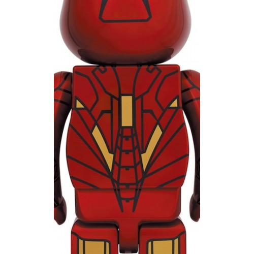 Оригинальная большая фигурка Bearbrick x Marvel The Infinity Saga Iron Man Mark VI 1000% - 70см