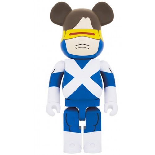 Оригинальная большая фигурка Bearbrick x Marvel X-Men Cyclops (Variant Suit Ver.) 1000% - 70см