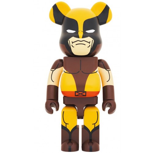 Оригинальная большая фигурка Bearbrick x Marvel X-Men Wolverine (Brown Ver.) 1000% - 70см