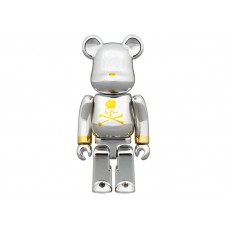 Набор фигурок (7см и 28см) Bearbrick x mastermind JAPAN 100% & 400% Set Silver