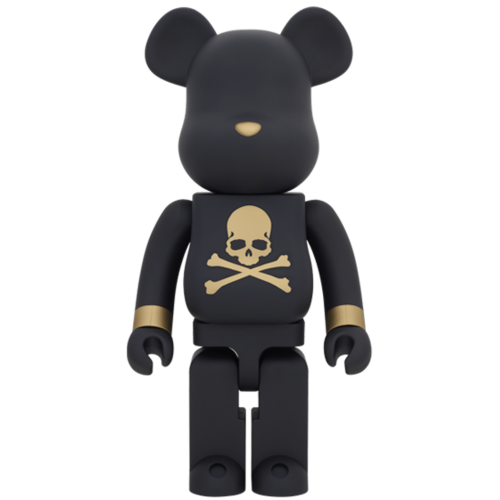 Оригинальная большая фигурка Bearbrick x Mastermind Japan x Sense 1000% Black - 70см