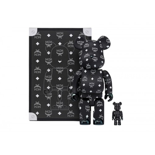 Оригинальный набор фигурок Bearbrick x MCM 100% & 400% Set - 7см и 28см