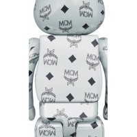 Bearbrick x MCM 100% & 400% Set White Chrome Ver.