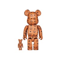 Набор фигурок (7см и 28см) Bearbrick x MCM (Japan Exclusive) 100% & 400% Set
