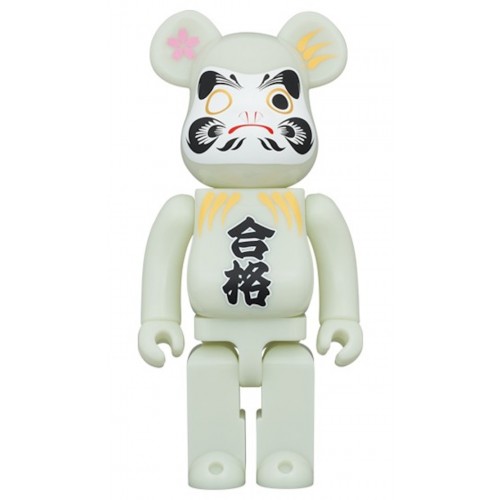Оригинальная фигурка Bearbrick x Medicom Daruma Pass Luminous 400% - 28см