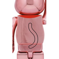 Bearbrick x Medicom Toy Maneki Neko Good Luck Peach Gold Plated 1000%