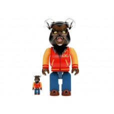 Набор фигурок (7см и 28см) Bearbrick x Michael Jackson WEREWOLF 100% & 400% Set