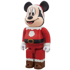 Фигурка (28см) Bearbrick x Mickey Mouse Santa Ver. 400% Red