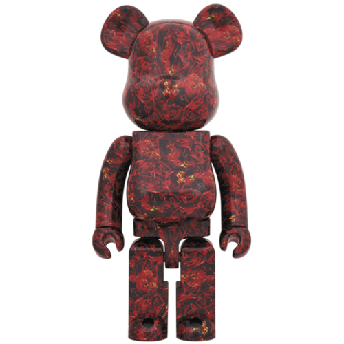 Оригинальная большая фигурка Bearbrick x Mike Ninagawa Leather Rose 1000% Multi - 70см