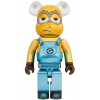 Bearbrick x Minions Kevin Chrome Ver. 1000%