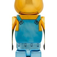 Bearbrick x Minions Stuart Chrome Ver. 1000%