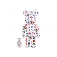 Набор фигурок (7см и 28см) Bearbrick x MLB American League 100% & 400% Set