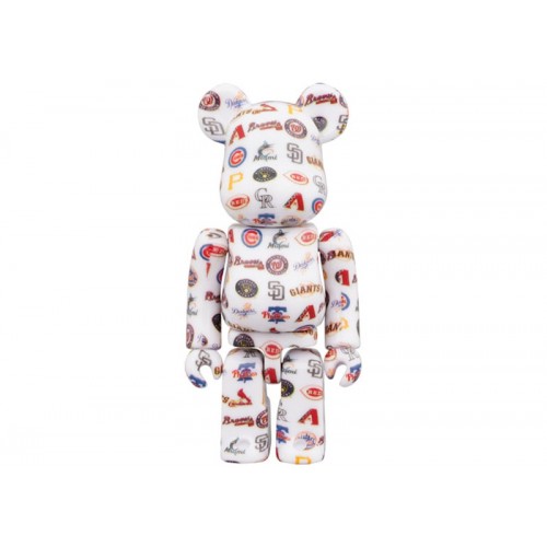 Оригинальный набор фигурок Bearbrick x MLB National League 100% & 400% Set - 7см и 28см