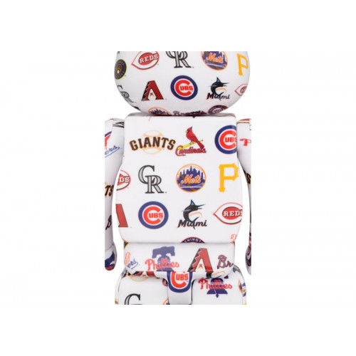 Оригинальный набор фигурок Bearbrick x MLB National League 100% & 400% Set - 7см и 28см