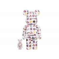 Набор фигурок (7см и 28см) Bearbrick x MLB National League 100% & 400% Set