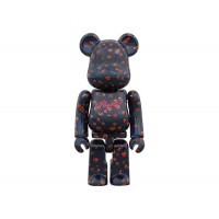 Bearbrick x MUVEIL Strawberry Pattern 100% & 400% Set