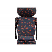 Bearbrick x MUVEIL Strawberry Pattern 100% & 400% Set