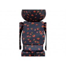 Bearbrick x MUVEIL Strawberry Pattern 100% & 400% Set