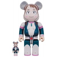 Набор фигурок (7см и 28см) Bearbrick x My Hero Academia Ochako Uraraka 100% & 400% Set