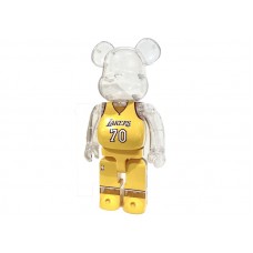 Фигурка (28см) Bearbrick x NBA Los Angeles Lakers 400%