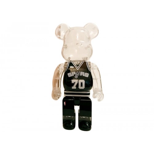 Оригинальная фигурка Bearbrick x NBA San Antonio Spurs 400% - 28см