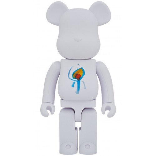 Оригинальная большая фигурка Bearbrick x Nujabes Hydeout Logo 1000% - 70см