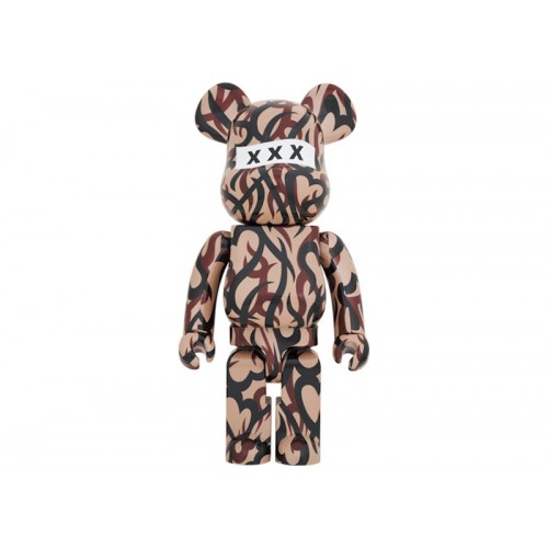 Оригинальная большая фигурка Bearbrick x NUMBER (N)INE x GOD SELECTION XXX (NUMBER (N)XXX) 1000% - 70см