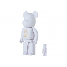 Bearbrick x OVO 100% & 400% Set Pearl White