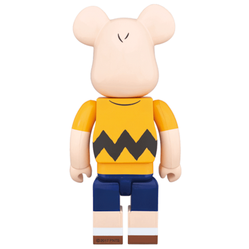 Оригинальная большая фигурка Bearbrick x Peanuts Charlie Brown 2017 Version 1000% Multi - 70см