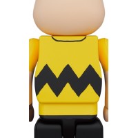 Bearbrick x Peanuts x MLB New York Mets Charlie Brown 1000%