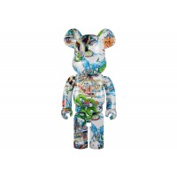 Большая фигурка (70см) Bearbrick x Philipp Plein 1000% Multi
