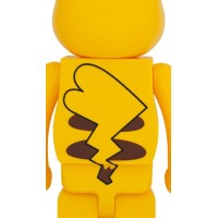 Bearbrick x Pokémon Pikachu Female Ver. 1000% Yellow