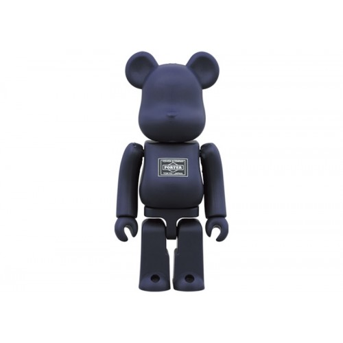 Оригинальный набор фигурок Bearbrick x Porter Tanker 100% & 400% Set Iron Blue - 7см и 28см